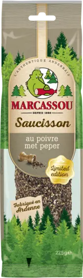 Saucison met peper